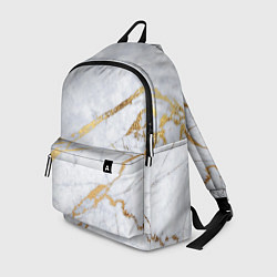 Рюкзак Золото на белом, цвет: 3D-принт