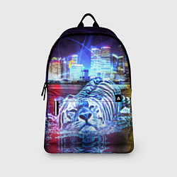Рюкзак Плывущий неоновый тигр, цвет: 3D-принт — фото 2