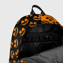 Рюкзак УЛЫБКА ТЫКВЫ ХЕЛЛОУИН, цвет: 3D-принт — фото 2