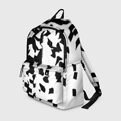 Рюкзак Черно-белый камуфляж, цвет: 3D-принт
