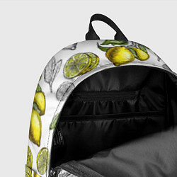 Рюкзак Лимонный паттерн, цвет: 3D-принт — фото 2
