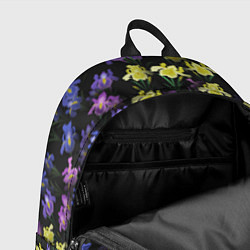 Рюкзак Ночные ирисы, цвет: 3D-принт — фото 2