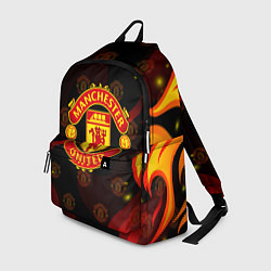 Рюкзак MANCHESTER UNITED FIRE STYLE SPORT ПЛАМЯ, цвет: 3D-принт