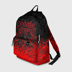 Рюкзак CANNIBAL CORPSE, БРЫЗГИ КРАСОК ЧЕРЕПА, цвет: 3D-принт