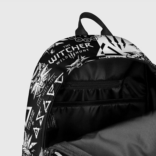Рюкзак THE WITCHER LOGOOMBING ВЕДЬМАК ПАТТЕРН / 3D-принт – фото 4