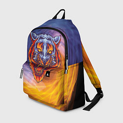 Рюкзак Тигр в водно-огненной стихии, цвет: 3D-принт
