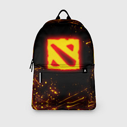 Рюкзак DOTA 2 FIRE LOGO ДОТА 2 ОГНЕННЫЙ ЛОГО, цвет: 3D-принт — фото 2