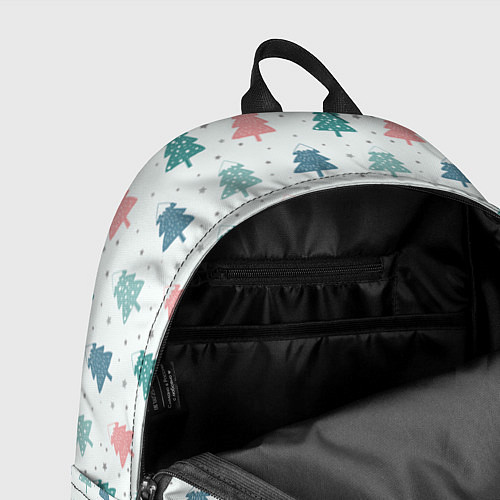 Рюкзак Цветные ели / 3D-принт – фото 4