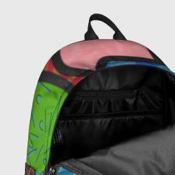 Рюкзак В стиле ромеро бритто, цвет: 3D-принт — фото 2