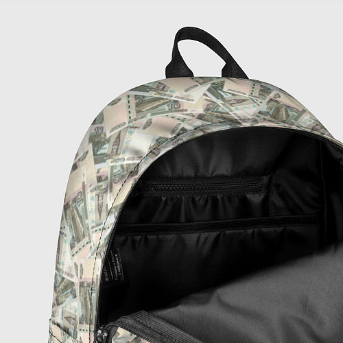 Рюкзак Банкноты 10 рублей / 3D-принт – фото 4