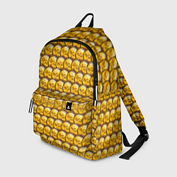 Рюкзак Золотые Биткоины Golden Bitcoins, цвет: 3D-принт