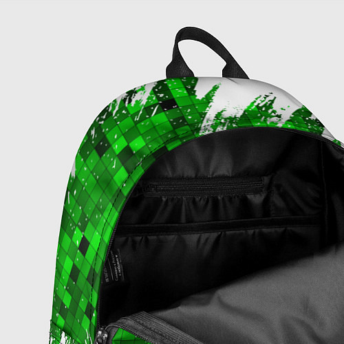 Рюкзак Skoda green мозаика / 3D-принт – фото 4