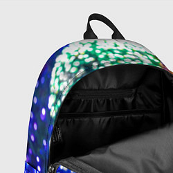 Рюкзак Новогодняя инсталляция - Шары, цвет: 3D-принт — фото 2