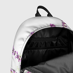 Рюкзак Цветы Лаванды акварелью, цвет: 3D-принт — фото 2