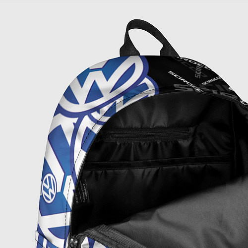 Рюкзак Volkswagen Scirocco Half Pattern / 3D-принт – фото 4