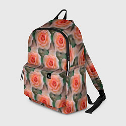 Рюкзак Нежные розы паттерн, цвет: 3D-принт