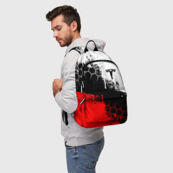 Рюкзак ТЕСЛА TESLA ЭЛЕКТРОМОБИЛИ, цвет: 3D-принт — фото 2