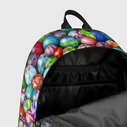 Рюкзак Пасхальные крашеные яйца, цвет: 3D-принт — фото 2