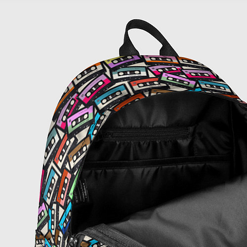 Рюкзак Ретро Музыка Аудиокассеты / 3D-принт – фото 4