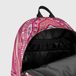 Рюкзак Абстракция Узор розового цвета, цвет: 3D-принт — фото 2