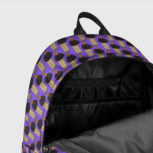 Рюкзак Свидетель из Фрязино фиолетовый / 3D-принт – фото 4