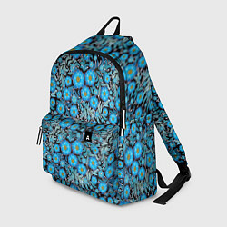 Рюкзак Поле синих цветов, цвет: 3D-принт