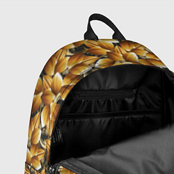 Рюкзак Объемные желтые листья, цвет: 3D-принт — фото 2