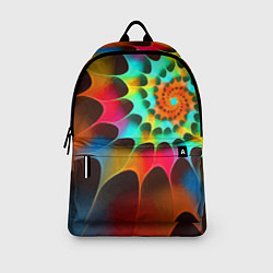 Рюкзак Красочная неоновая спираль Colorful neon spiral, цвет: 3D-принт — фото 2