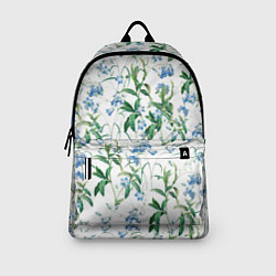 Рюкзак Цветы Синие Незабудки, цвет: 3D-принт — фото 2