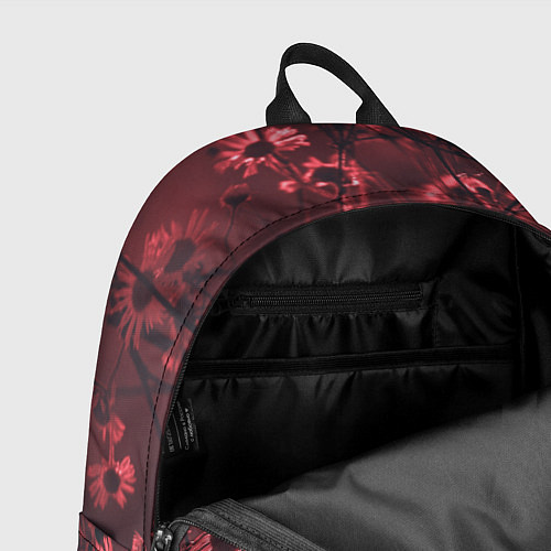 Рюкзак Цветы на закате / 3D-принт – фото 4