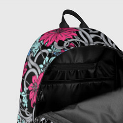 Рюкзак Цветочный летний паттерн Fashion trend, цвет: 3D-принт — фото 2