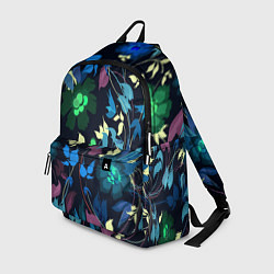 Рюкзак Color summer night Floral pattern