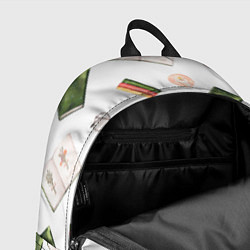 Рюкзак Узор Очки, Книги, Свечи, цвет: 3D-принт — фото 2