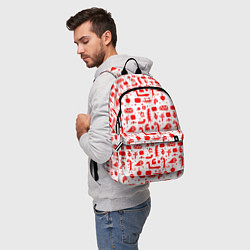 Рюкзак RED MONSTERS, цвет: 3D-принт — фото 2