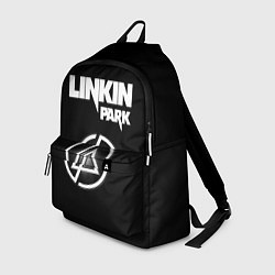 Рюкзак Linkin Park логотип и надпись, цвет: 3D-принт