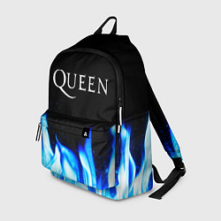 Рюкзак Queen Blue Fire, цвет: 3D-принт