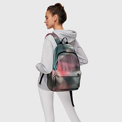 Рюкзак Современный разноцветный абстрактный узор, цвет: 3D-принт — фото 2