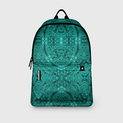 Рюкзак Бирюзовый восточный ажурный узор, цвет: 3D-принт — фото 2