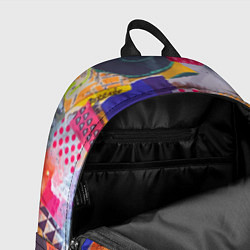 Рюкзак Patchwork quilt Fashion trend, цвет: 3D-принт — фото 2
