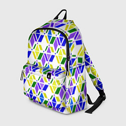 Рюкзак Разноцветный неоновый геометрический узор