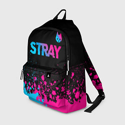 Рюкзак Stray - neon gradient logo, цвет: 3D-принт