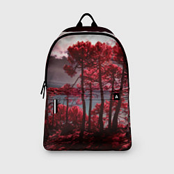 Рюкзак Абстрактные красные деревья и облака, цвет: 3D-принт — фото 2