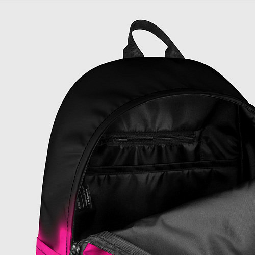 Рюкзак Saab - neon gradient: символ сверху / 3D-принт – фото 4