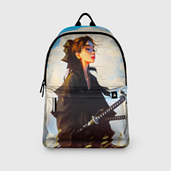 Рюкзак Девушка самурай и облака, цвет: 3D-принт — фото 2