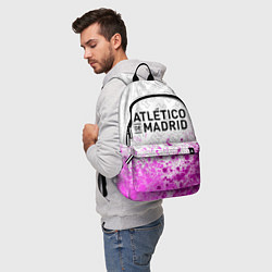 Рюкзак Atletico Madrid pro football: символ сверху, цвет: 3D-принт — фото 2