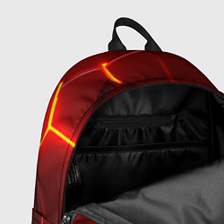 Рюкзак Красные неоновые геометрические плиты, цвет: 3D-принт — фото 2