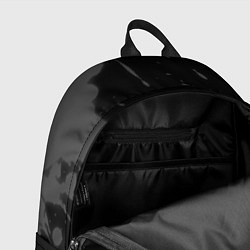 Рюкзак Leeds United sport на темном фоне: символ сверху н, цвет: 3D-принт — фото 2