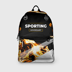 Рюкзак Sporting legendary sport fire, цвет: 3D-принт — фото 2