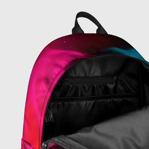 Рюкзак Spirited Away - neon gradient: символ, надпись / 3D-принт – фото 4