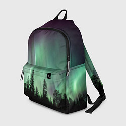 Рюкзак Сияние над лесом, цвет: 3D-принт